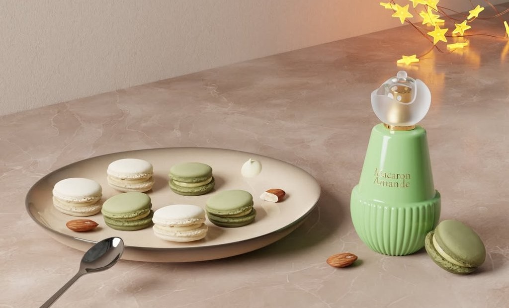 Popas de ceai parizian de dupa-amiaza — masuta de marmura, portelan si macaroane pastelate