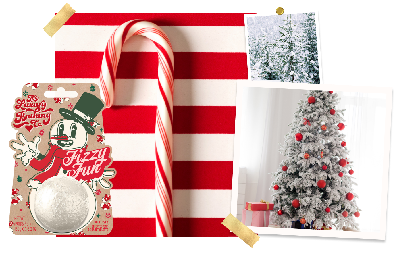 Candy Canes, Cocoa & Vanilla Swirl